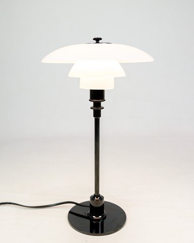 Table lamp - Poul Henningsen - Model 3/2 - Black - Louis Poulsen
