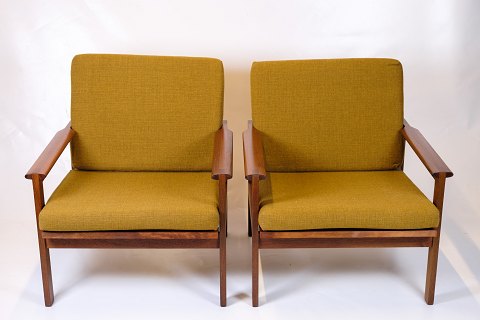 Set of two armchairs - Model Capella - Teak - Illum Wikkelsø - N.Eilersen - 1960s