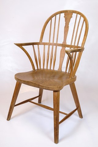 Antique Armchair - Windsor - Patinated Oak - 1920s