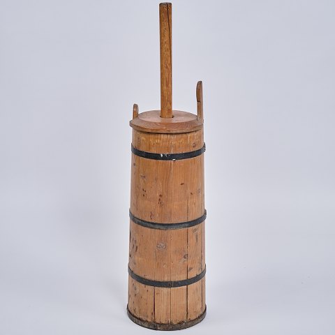 Butter grinder - Oak and steel - 1860