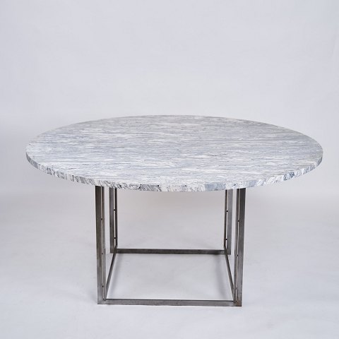 Rare PK 54 Dining Table - Model PK 54 - Cipollini Marble Top - Poul Kjærholm - E.Kold Christensen - 1960s