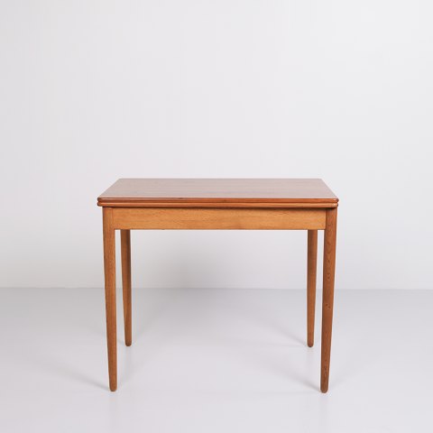 Game Table/Dining Table - Built-in Storage - Teak & Oak - Hans J. Wegner - Andreas Tuck - 1960s