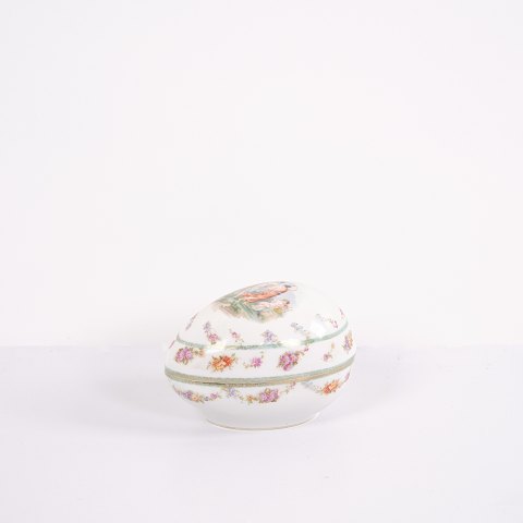 French Jewellery Box – Hand-Painted Motif – 1890s