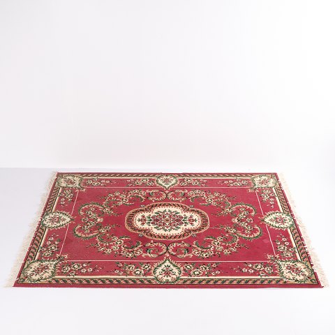 Genuine Persian Rug – Hand-Knotted – Patterned – Reddish Tones