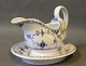 Royal Copenhagen blue fluted half lace sauce boat on foot, no.: 1/584.5000m2 showroom.