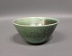 Ceramic bowl with a light green/turquoise glaze, no.: 3 by Saxbo.5000m2 showroom.