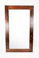 Mirror in rosewood of danish design from the 1960s.5000m2 showroom.