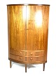 Corner cabinet in teak designed by Kai Kristiansen from around the 1960s. 5000m2 showroom.