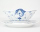 Sauce bowl - No. 8 - Porcelain - Blue enamel - Blue Fluted - Bing & Grondahl