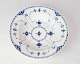 Deep Plate - No. 1/659 - Porcelain - Blue Fluted Half Lace - Royal Copenhagen