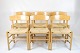 Set of Six Folk Chairs - Model J39 - Folk Chair - Børge Mogensen - FDB Furniture - 1960s