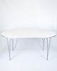 Dining table - Super Ellipse - White laminate - Piet Hein - Arne Jacobsen - Fritz Hansen - 2005