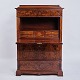 Secretary – Mahogany – Intarsia & Flame Structure – 4 Drawers – 1840s