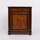 Small Antique Console/Cabinet - Entrance Furniture - Mahogany & Walnut - Round Legs - 1880s