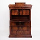 Secretary - Hand Polished Mahogany - Flame Structure - 4 Drawers - Year 1840s