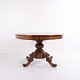 Pedestal Table – Late Empire – Mahogany – Carved Details – c. 1840s