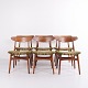 Set of 6 Dining Chairs – Hans J. Wegner – Model CH30 – Teak & Oak – 1950s