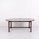 Butler Table / Coffee Table in Mahogany with Brass Fittings, 1930s