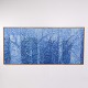 Oil Painting on Canvas Signed BES 93 109 x 239 cm by Bendt Engelbrecht-Sørensen